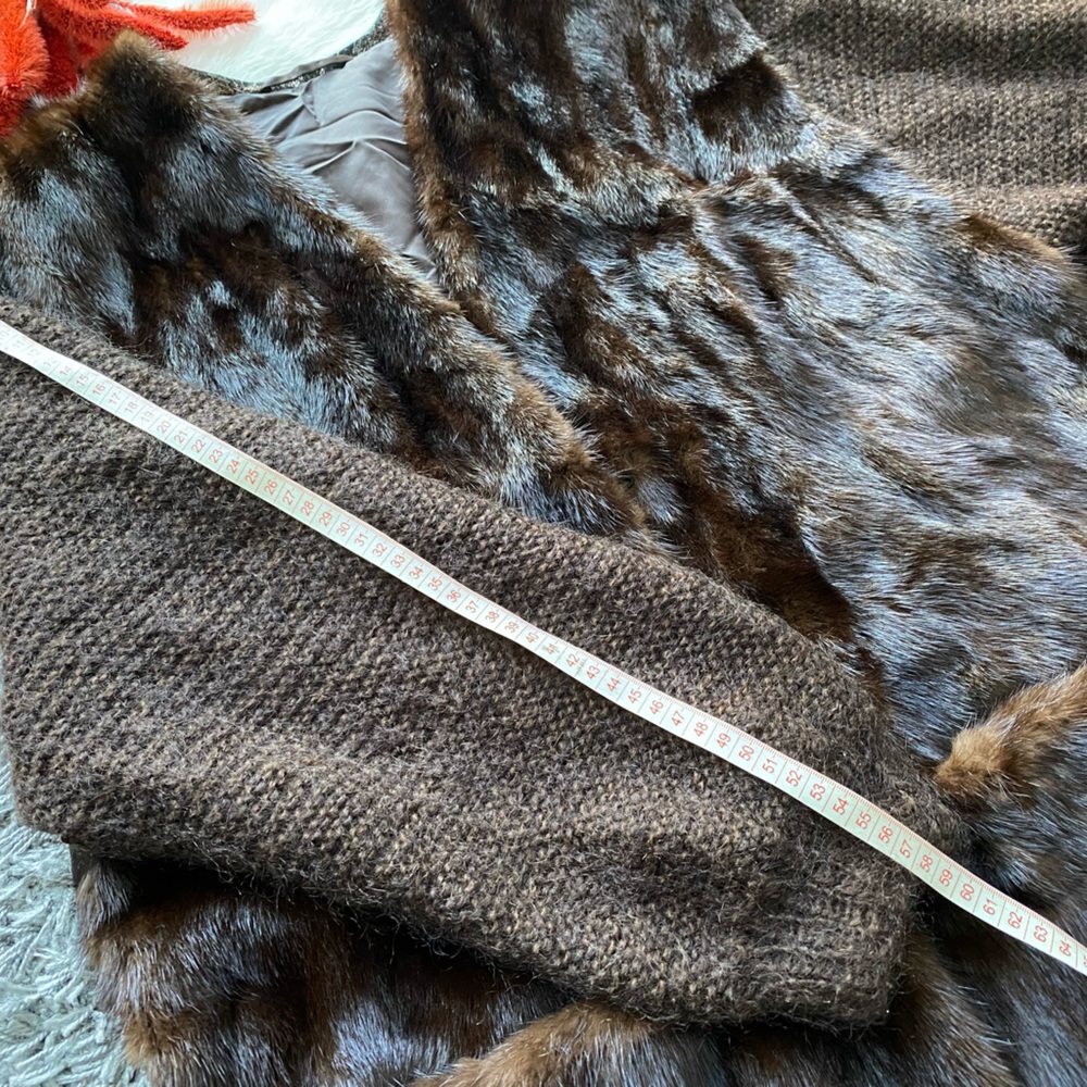 Raab & Metz Mink Fur and Leather Coat - Picture 10 of 11